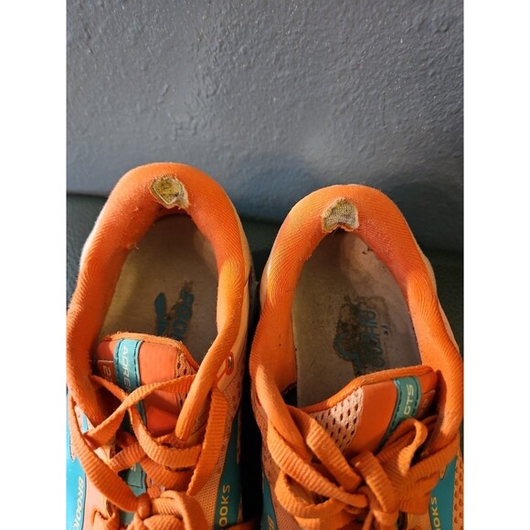 Brooks Adrenaline GTS 22 Womens 11 B Shoes Orange Running Walking Gym Trainer - Picture 3 of 8